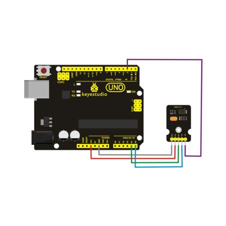 Keyestudio Sensor de luz ambiental (ALS), detección de proximidad y Led Infrarojo TMD27713