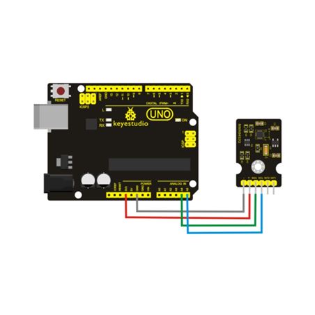 Keyestudio Sensor acelerómetro digital de 3 ejes MMA8452Q