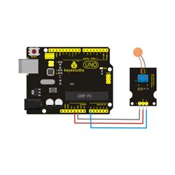 Keyestudio Sensor analógico piezoeléctrico de vibración cerámico