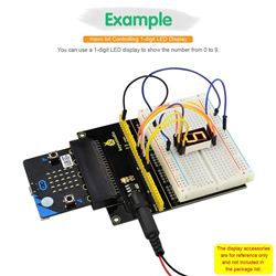 Keyestudio Shield con placa Protoboard para micro:bit