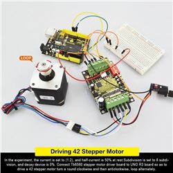 Keyestudio Módulo driver o controlador de motores paso a paso Tb656