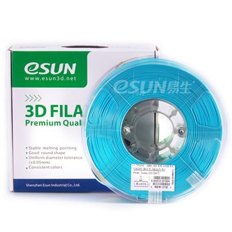 eSUN Filamento 3D ABS 1.75mm 0.5Kg AZUL CLARO