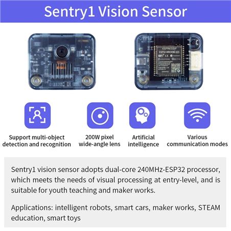 Keyestudio Cámara de reconocimiento Visual para Inteligencia Artificial Sentry1