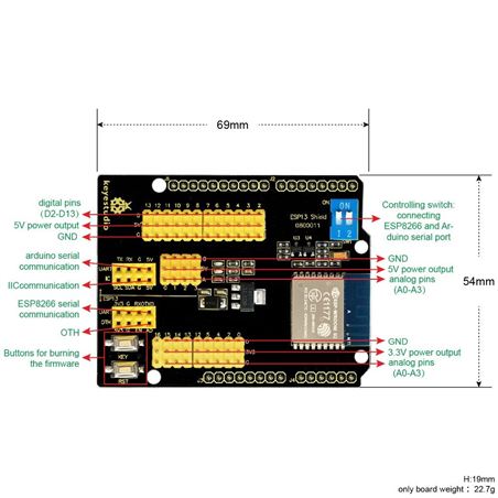 Keyestudio Shield ESP13