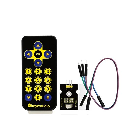 Keyestudio Kit de control remoto y receptor infrarrojo