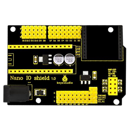 Keyestudio Shield Nano IO para XBee y conector NRF24L01