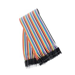 40 cables planos Dupont Macho-Hembra de 30cm 2