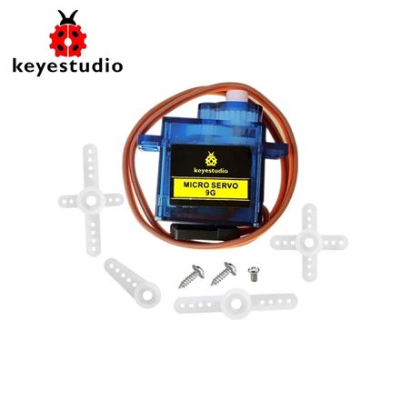 Keyestudio Micro Servo Motor 9G Azul con Ángulo de Rotación de 0 a 90º Grados