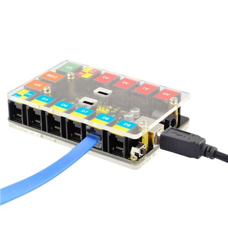 Keyestudio EASY Plug Placa de control V2.0 (basada en Arduino Uno, no incluye cable USB)