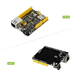 Keyestudio Placa basada en Arduino con conector ethernet W5500 (no incluye cable USB)