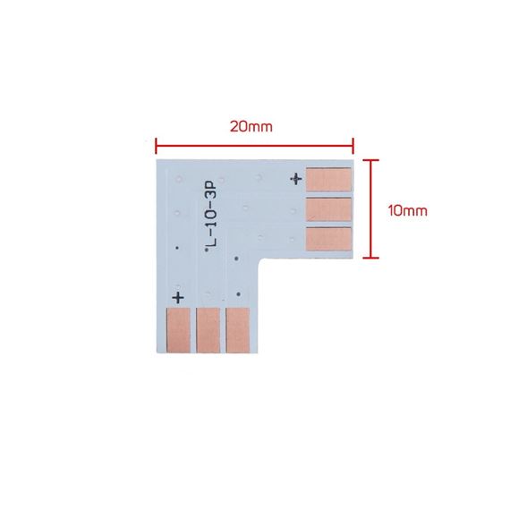 BTF-Lighting PCB Connector en L (Solo placa en L)