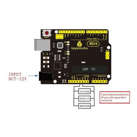 Keyestudio Placa UNO Advanced (no incluye cable USB)