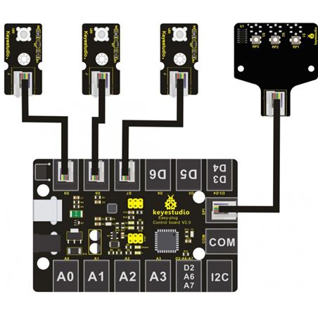 Keyestudio Sensor seguidor de línea Keybot