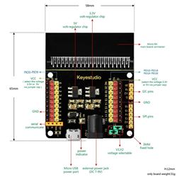 Keyestudio Shield para sensores V2 para micro:bit