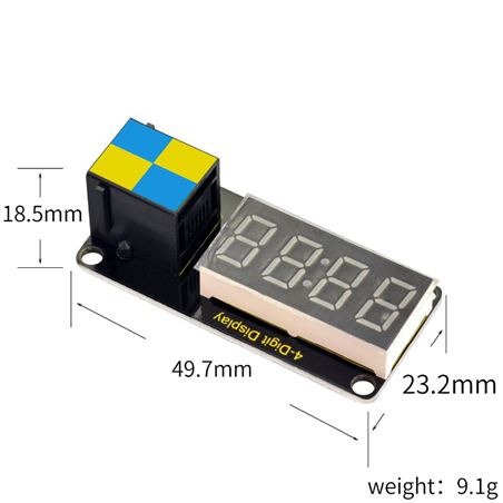 Keyestudio EASY Plug Display 7 segmentos de 4 dígitos