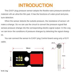 Keyestudio EASY Plug Sensor de presión de película delgada