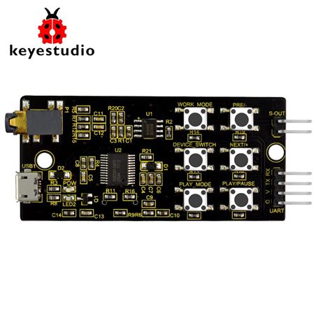 Keyestudio Módulo MP3 YX5200-24SS