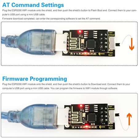 Keyestudio Módulo USB ESP-01S (Programador para ESP8266)