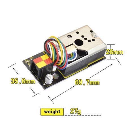 Keyestudio EASY Plug Sensor de Micropartículas PM2.5