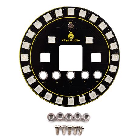 Keyestudio Shield en forma de Anillo con Leds RGB 6812 para la micro:bit